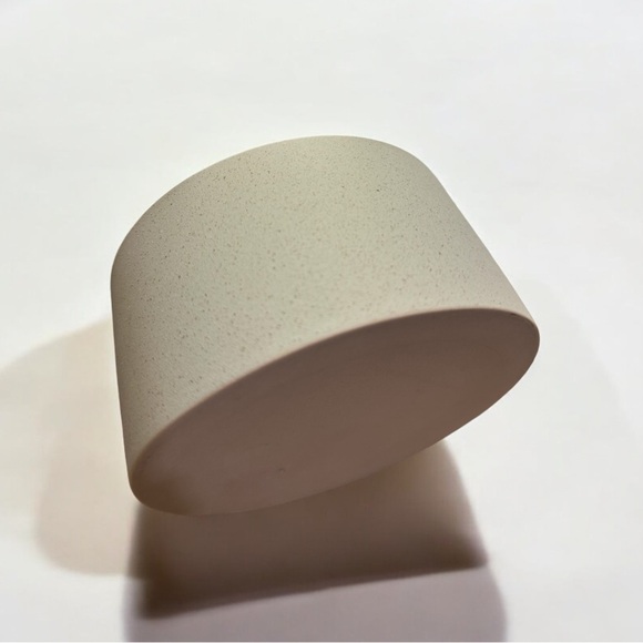 Ceramic Textured Pastel Blue Matte Dog Bowl 14oz - Picture 3 of 7